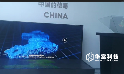 华堂科技承接第十八届中国（济南）草莓文化旅游节多媒体互动展示项目