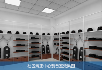 社区矫正中心装备室效果图